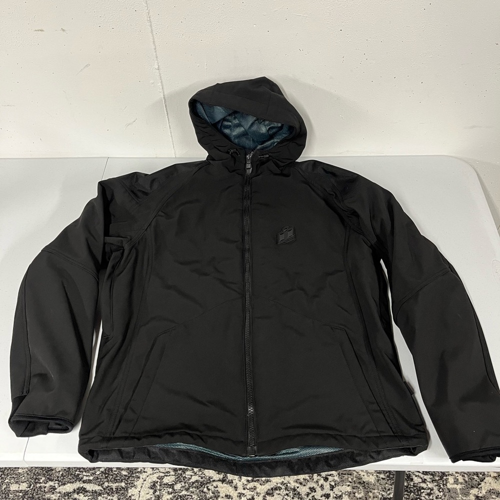 Icon Moto Mens Merc Stealth motorcycle jacket L